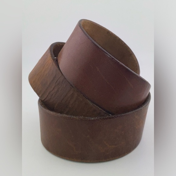 *NOS* VINTAGE 1970s **Brass Shell** ART SOLID BRASS BELT BUCKLE​​​​​​​​​​​ - Picture 3 of 5